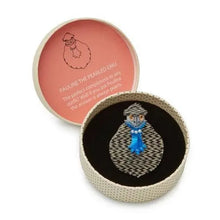 Load image into Gallery viewer, Erstwilder - Pauline the Pearled Emu Brooch (2015) (imperfect) - 20th Century Artifacts