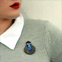 Load image into Gallery viewer, Erstwilder - Pauline the Pearled Emu Brooch (2015) (imperfect) - 20th Century Artifacts