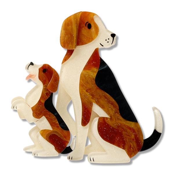Erstwilder - Paw by Paw Brooch Pair - 20th Century Artifacts