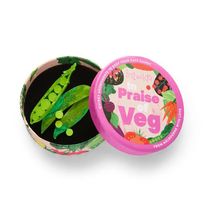 Erstwilder - Peas Please Brooch - 20th Century Artifacts