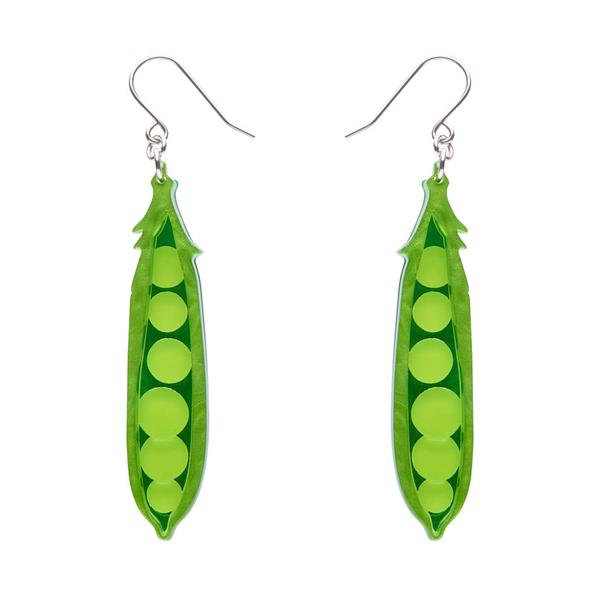 Erstwilder - Peas Please Drop Earrings - 20th Century Artifacts