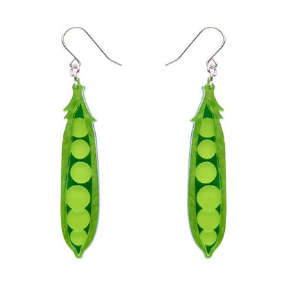 Erstwilder - Peas Please Drop Earrings - 20th Century Artifacts