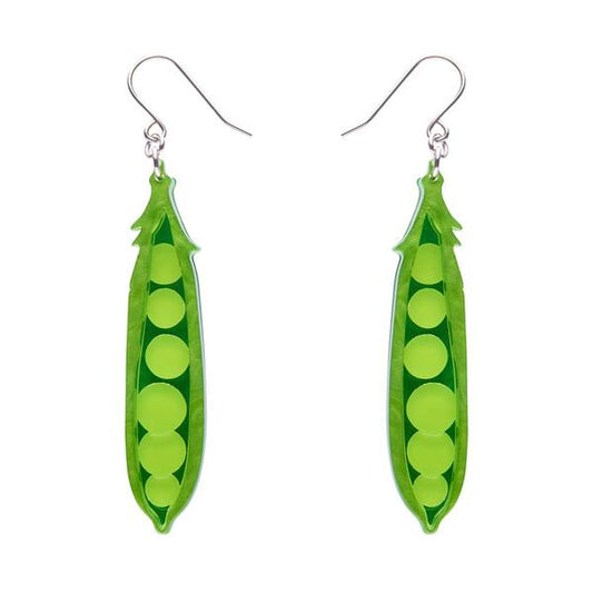 Erstwilder - Peas Please Drop Earrings - 20th Century Artifacts