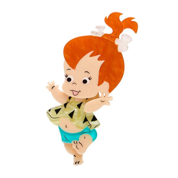 Erstwilder - Pebbles Flintstone Brooch - 20th Century Artifacts