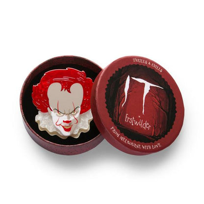 Erstwilder - Pennywise Clown Brooch - 20th Century Artifacts