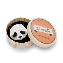 Load image into Gallery viewer, Erstwilder - Pepita The Polite Panda Brooch (2018) - 20th Century Artifacts