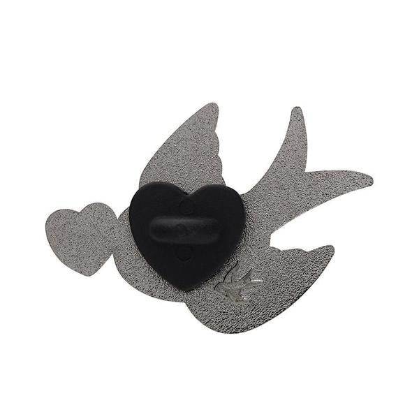 Erstwilder - Piper the Love Bird Enamel Pin - 20th Century Artifacts