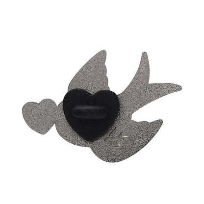 Erstwilder - Piper the Love Bird Enamel Pin - 20th Century Artifacts