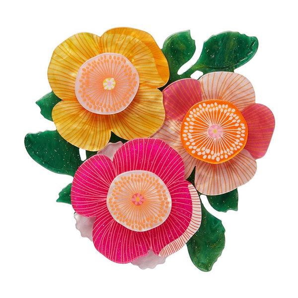 Erstwilder - Pretty Poppies Brooch (Jocelyn Proust) - 20th Century Artifacts