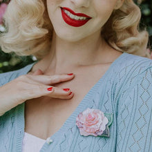 Load image into Gallery viewer, Erstwilder - Prim Petals Rose Brooch - 20th Century Artifacts