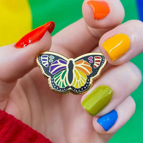 Erstwilder - Prince of Pride Butterfly Enamel Pin - 20th Century Artifacts