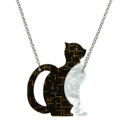 Erstwilder - Purrfectly Content Cat Necklace (2017) - 20th Century Artifacts