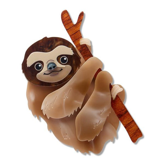 Erstwilder - Pygmy Three-Toed Sloth Brooch - 20th Century Artifacts