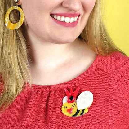 Erstwilder - Queen Bee Brooch (2023) - 20th Century Artifacts