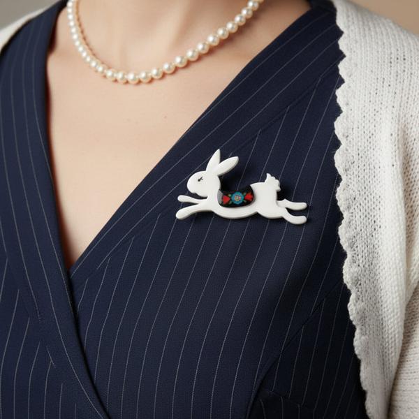 Erstwilder - Rafferty the Rare Rabbit Brooch (2013) - 20th Century Artifacts
