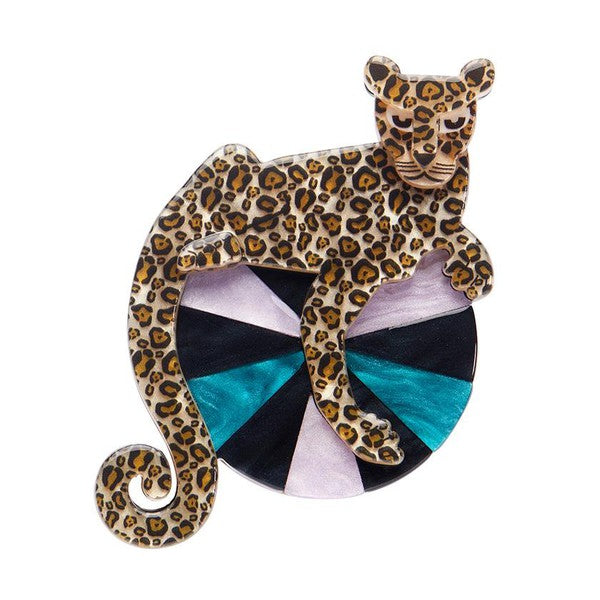 Erstwilder - Roaring Opulence Jaguar Brooch - 20th Century Artifacts