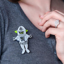Load image into Gallery viewer, Erstwilder - Robert the Rational Robot Brooch (2020) - 20th Century Artifacts