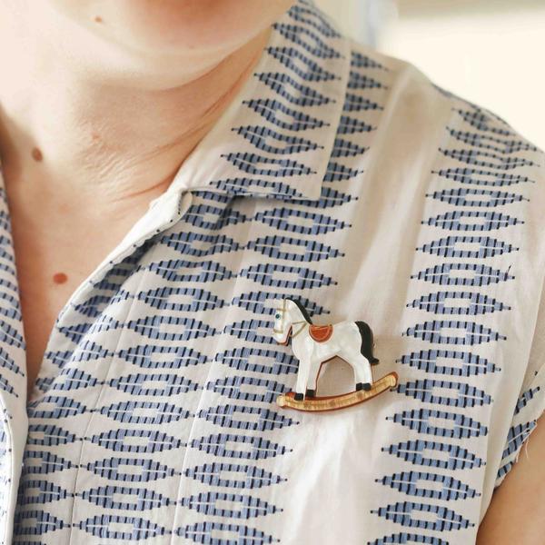 Erstwilder - Rocking Reminiscence Mini Brooch (2021) - 20th Century Artifacts