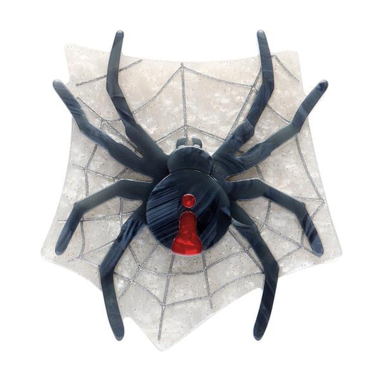 Erstwilder - Roxy the Redback Spider Brooch - 20th Century Artifacts