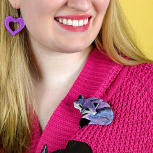 Load image into Gallery viewer, Erstwilder - Saffron the Sleeping Fox Brooch 1 (2023) - 20th Century Artifacts