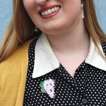 Load image into Gallery viewer, Erstwilder - Sangiovese Sun Grapes Brooch - 20th Century Artifacts