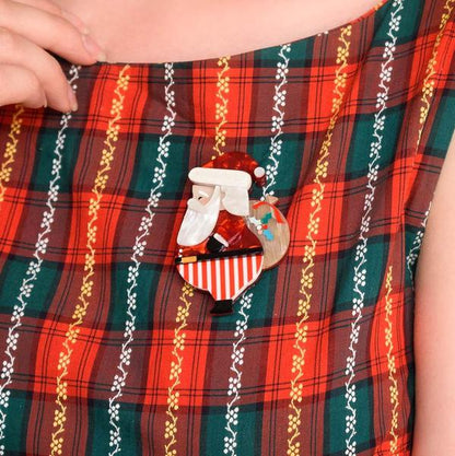 Erstwilder - Santa Clause Brooch (Pete Cromer) (2020) - 20th Century Artifacts