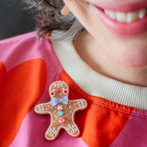 Erstwilder - *** Santa's Snack Brooch FREE GIFT WITH PURCHASE - 20th Century Artifacts