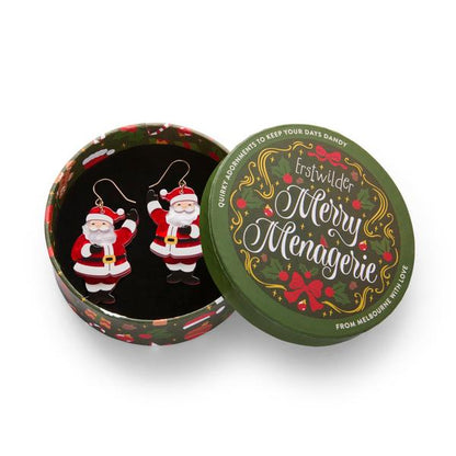 Erstwilder - Santa’s Surprise Drop Earrings - 20th Century Artifacts