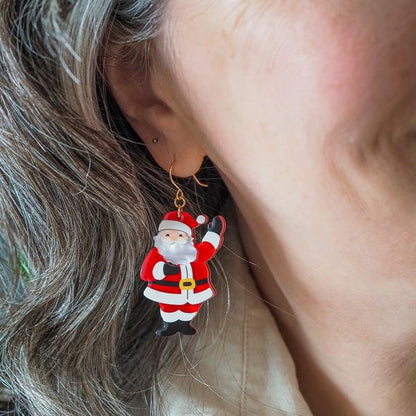 Erstwilder - Santa’s Surprise Drop Earrings - 20th Century Artifacts