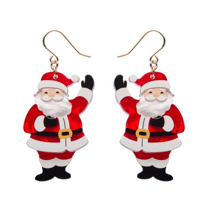 Erstwilder - Santa’s Surprise Drop Earrings - 20th Century Artifacts