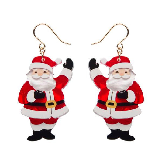 Erstwilder - Santa’s Surprise Drop Earrings - 20th Century Artifacts