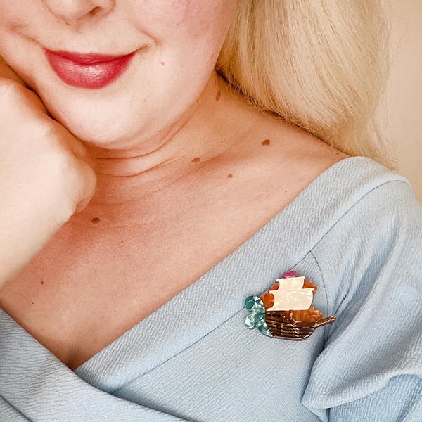 Erstwilder - Seafarer Mini Brooch (2021) - 20th Century Artifacts
