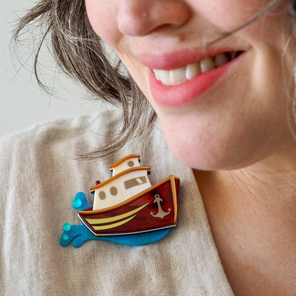 Erstwilder - Seas the Day Brooch (2025) - 20th Century Artifacts