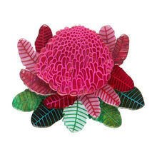 Load image into Gallery viewer, Erstwilder - Shady Lady Red Waratah Brooch (Jocelyn Proust) (2023) - 20th Century Artifacts