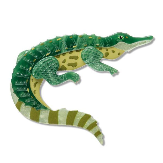 Erstwilder - Siamese Crocodile Brooch - 20th Century Artifacts
