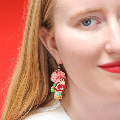 Erstwilder - Simple Strawberry Pleasures Drop Earrings - 20th Century Artifacts