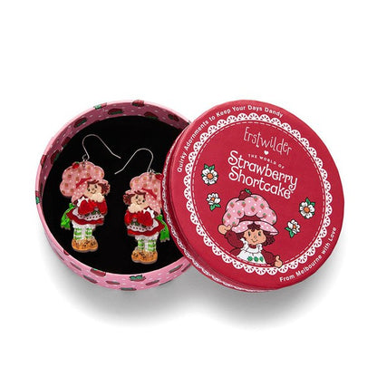 Erstwilder - Simple Strawberry Pleasures Drop Earrings - 20th Century Artifacts