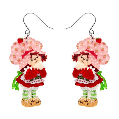 Erstwilder - Simple Strawberry Pleasures Drop Earrings - 20th Century Artifacts