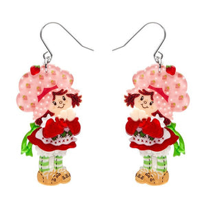 Erstwilder - Simple Strawberry Pleasures Drop Earrings - 20th Century Artifacts
