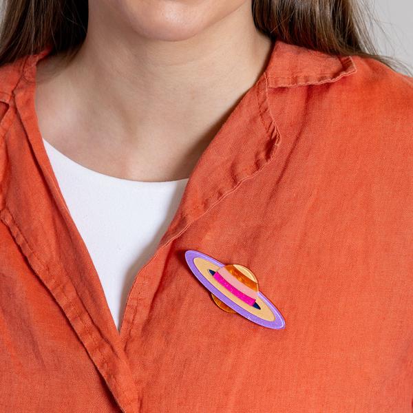 Erstwilder - Sixth From The Sun Brooch - 20th Century Artifacts