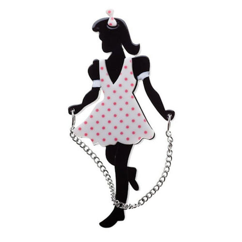 Erstwilder - Skipping Suzie Brooch (2012) (pre-loved) - 20th Century Artifacts