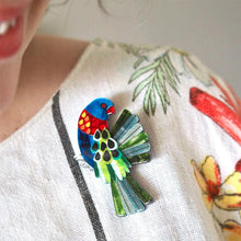 Load image into Gallery viewer, Erstwilder - Skittles the Sun Lover Brooch (Jocelyn Proust 2023) - 20th Century Artifacts