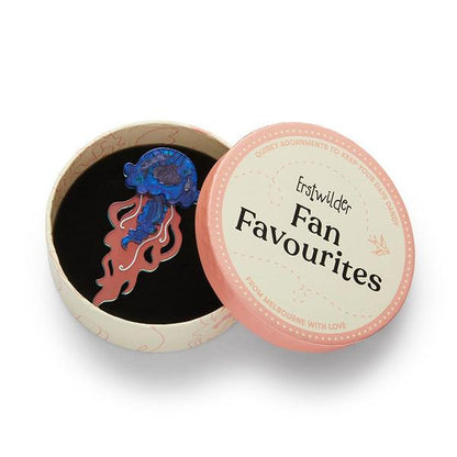 Erstwilder - Slippin' Under Jellyfish Brooch (2025) - 20th Century Artifacts