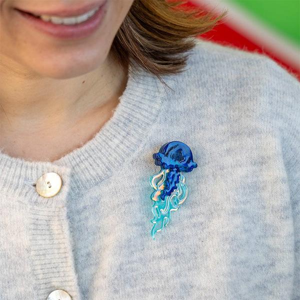 Erstwilder - Slippin' Under Jellyfish Brooch (2025) - 20th Century Artifacts