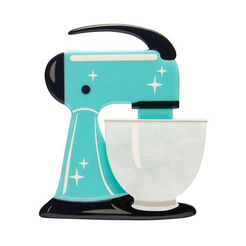 Erstwilder - Spin Me Right Round Brooch (Teal) (2023) - 20th Century Artifacts