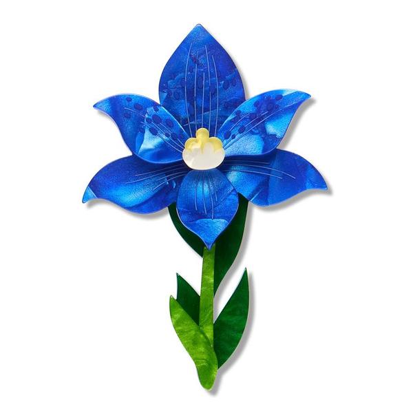 Erstwilder - Spotted Sun-Orchid Brooch - 20th Century Artifacts