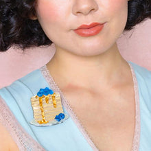 Load image into Gallery viewer, Erstwilder - Stack 'Em Up Brooch - 20th Century Artifacts