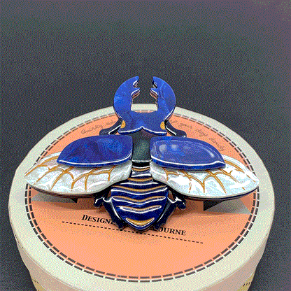 Erstwilder - Stag-Do Stag Beetle Brooch (2020) - 20th Century Artifacts