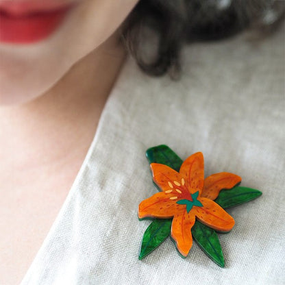 Erstwilder - Strange As You Brooch (Frida Kahlo) - 20th Century Artifacts