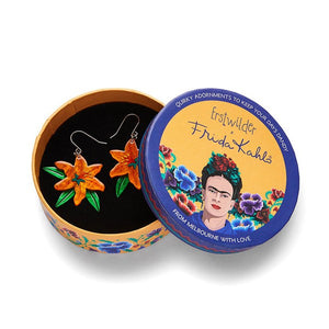 Erstwilder - Strange as You Drop Earrings (Frida Kahlo) - 20th Century Artifacts